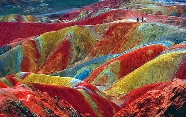 colorful soil